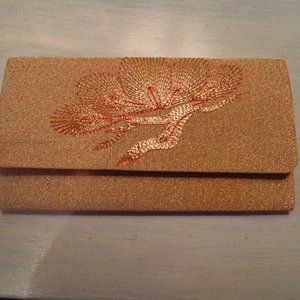 Vintage Gold Envelope Clutch/Purse